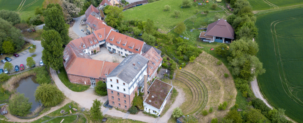 Heydenmühle von oben